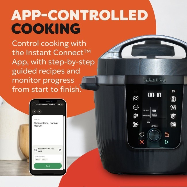 App controlled cooking.