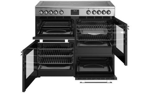 2 Ovens, Separate Grill, and Storage Compartment.