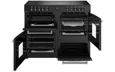 2 Ovens, Separate Grill, and Storage Compartment.