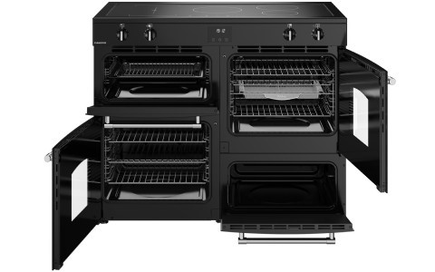 2 Ovens, Separate Grill, and Storage Compartment.