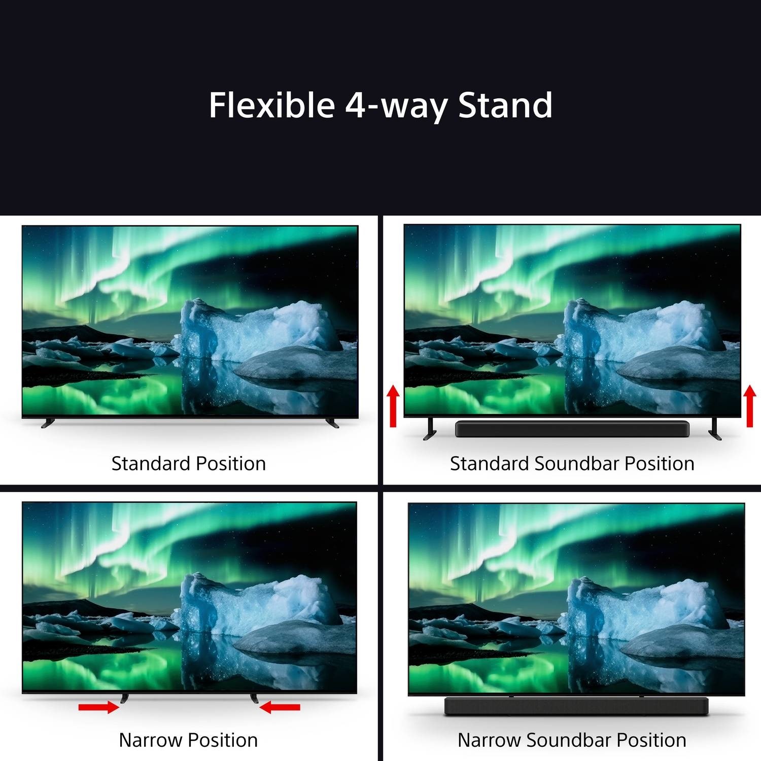 Flexible 4 Way Stand