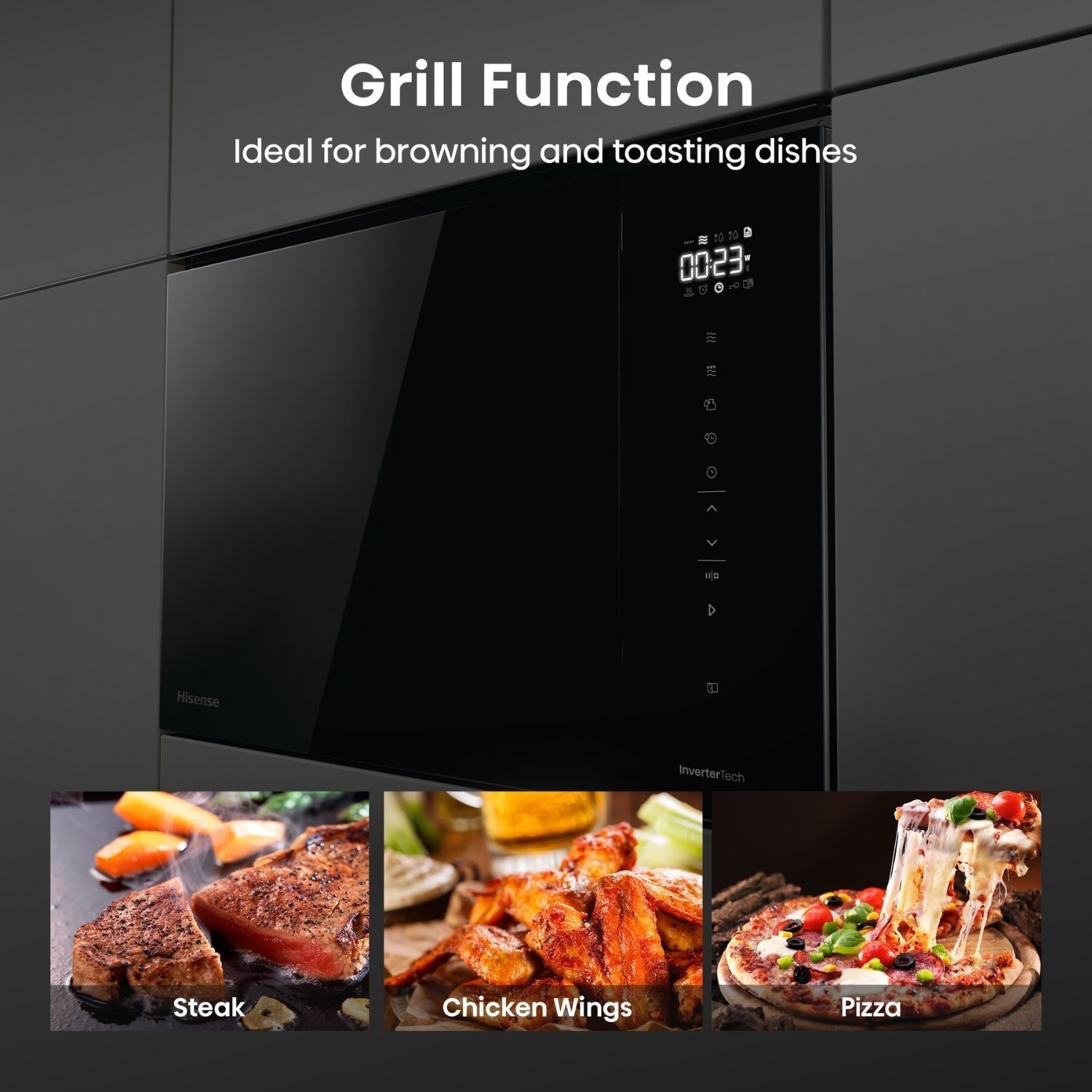 Grill microwave.