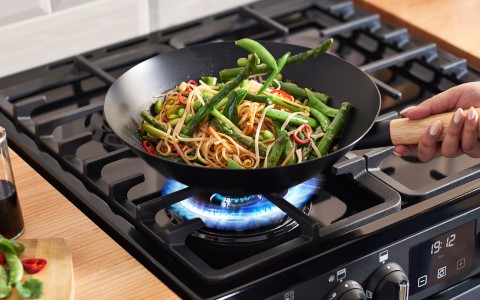 Wok burner.