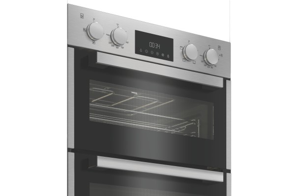 Hotpoint DIH10DIX Built-In Electric Double Oven - Stainless Steel