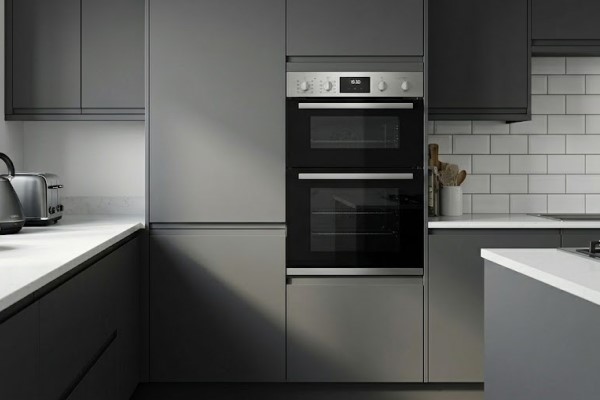 Hotpoint DIH10DIX Built-In Electric Double Oven - Stainless Steel