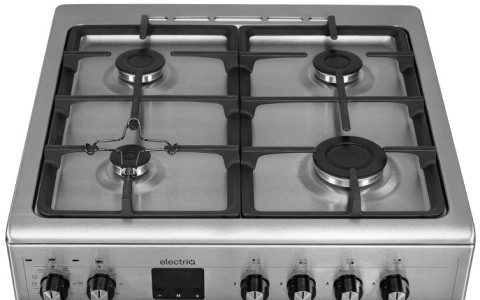 4 burner gas hob.