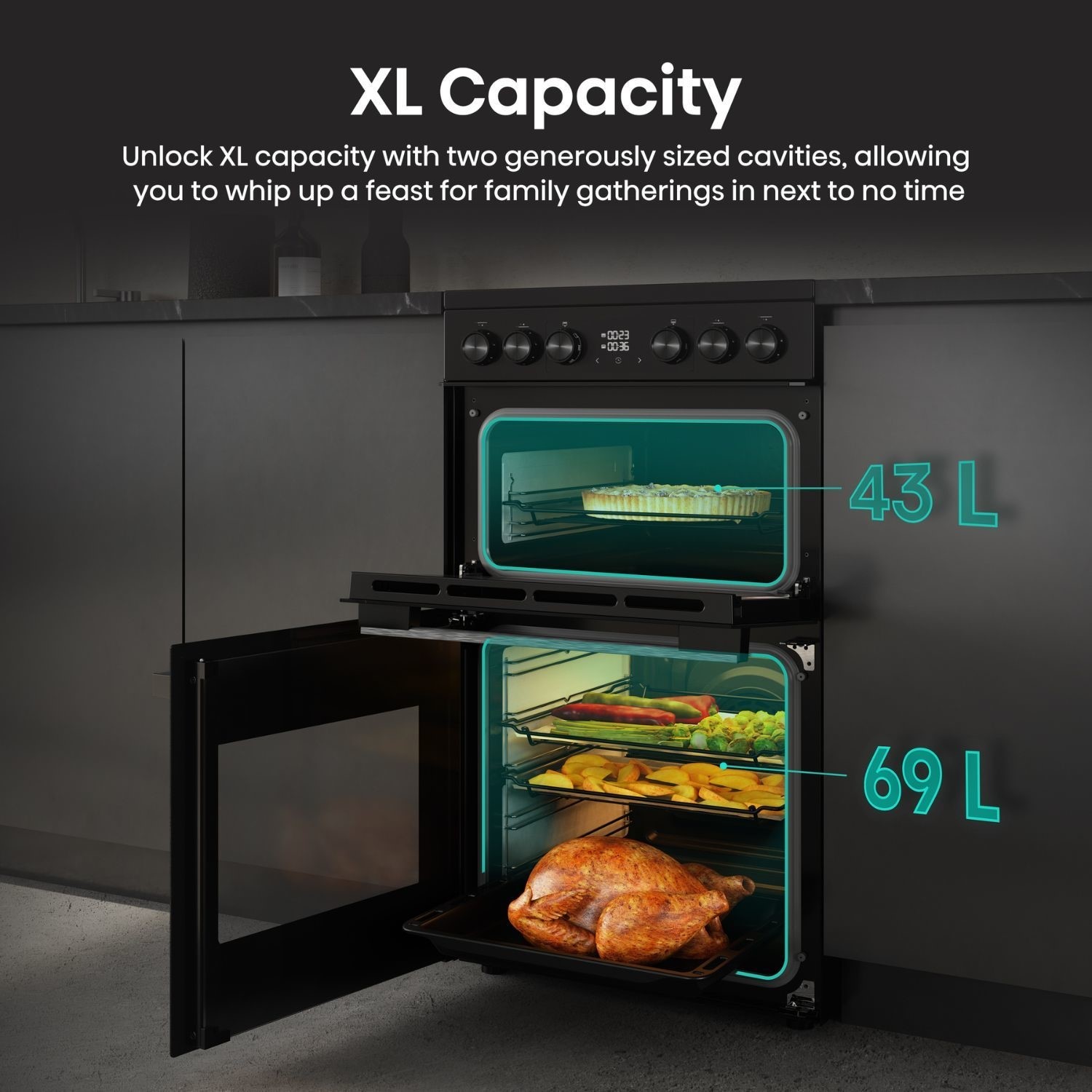 XL Capacity.