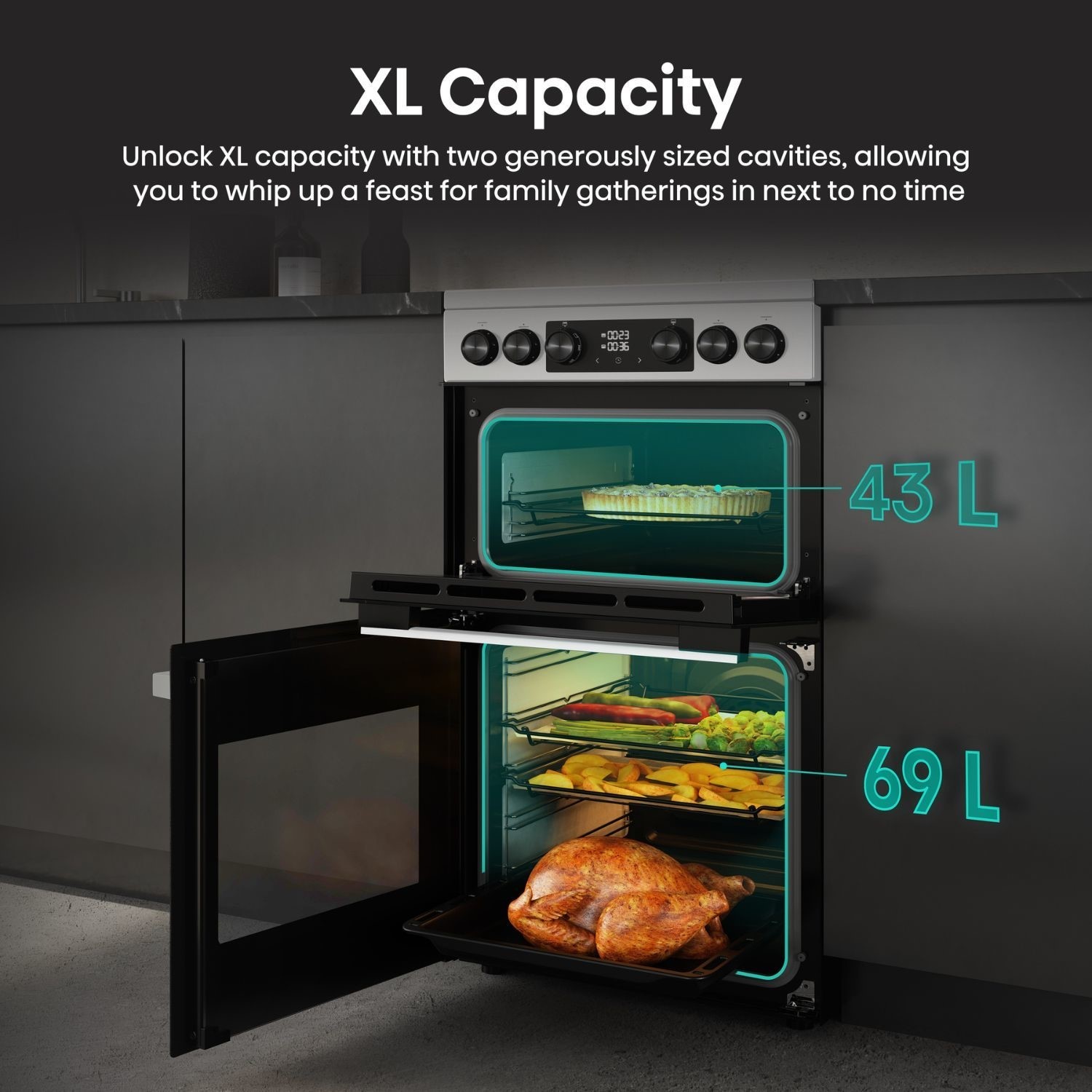 XL Capacity.