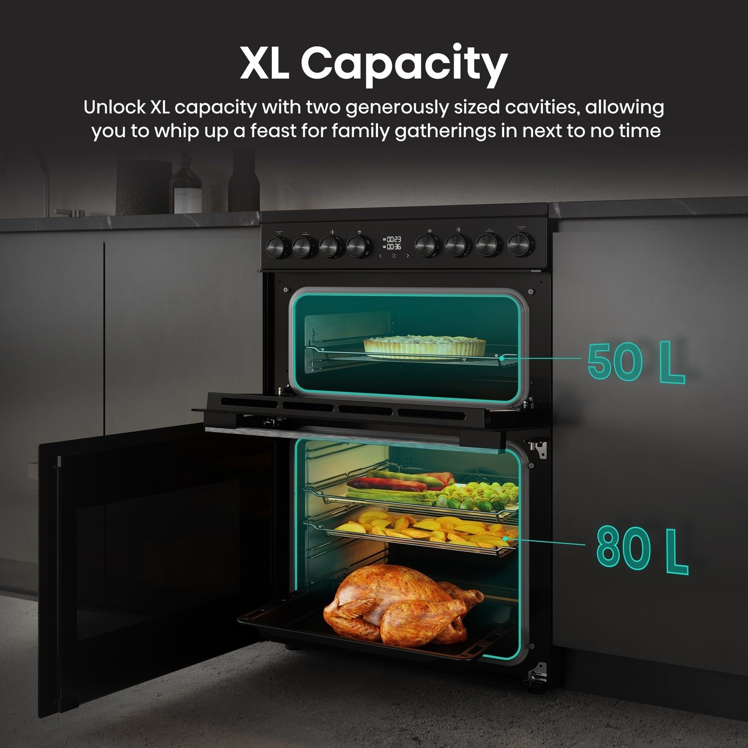XL Capacity.