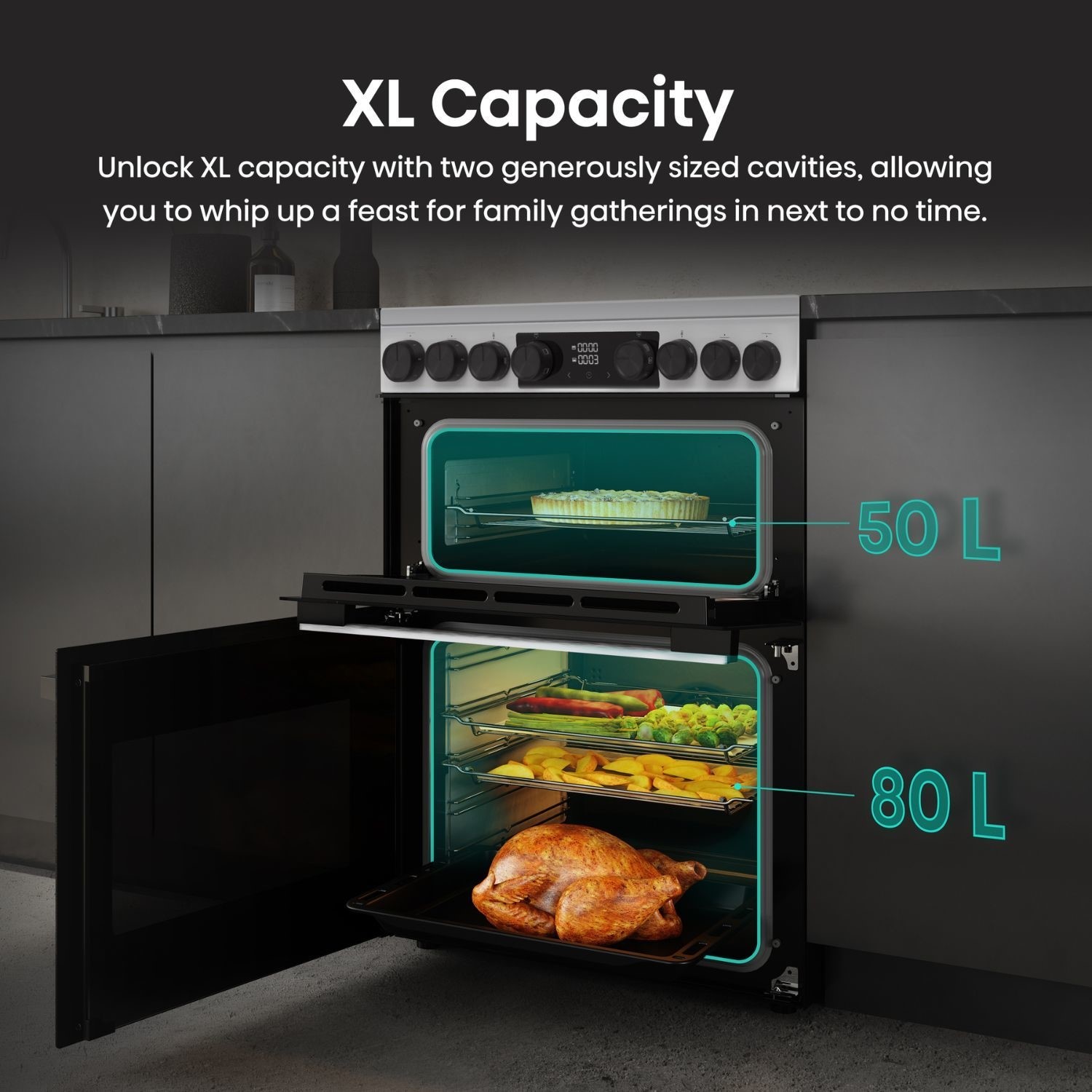 XL Capacity.