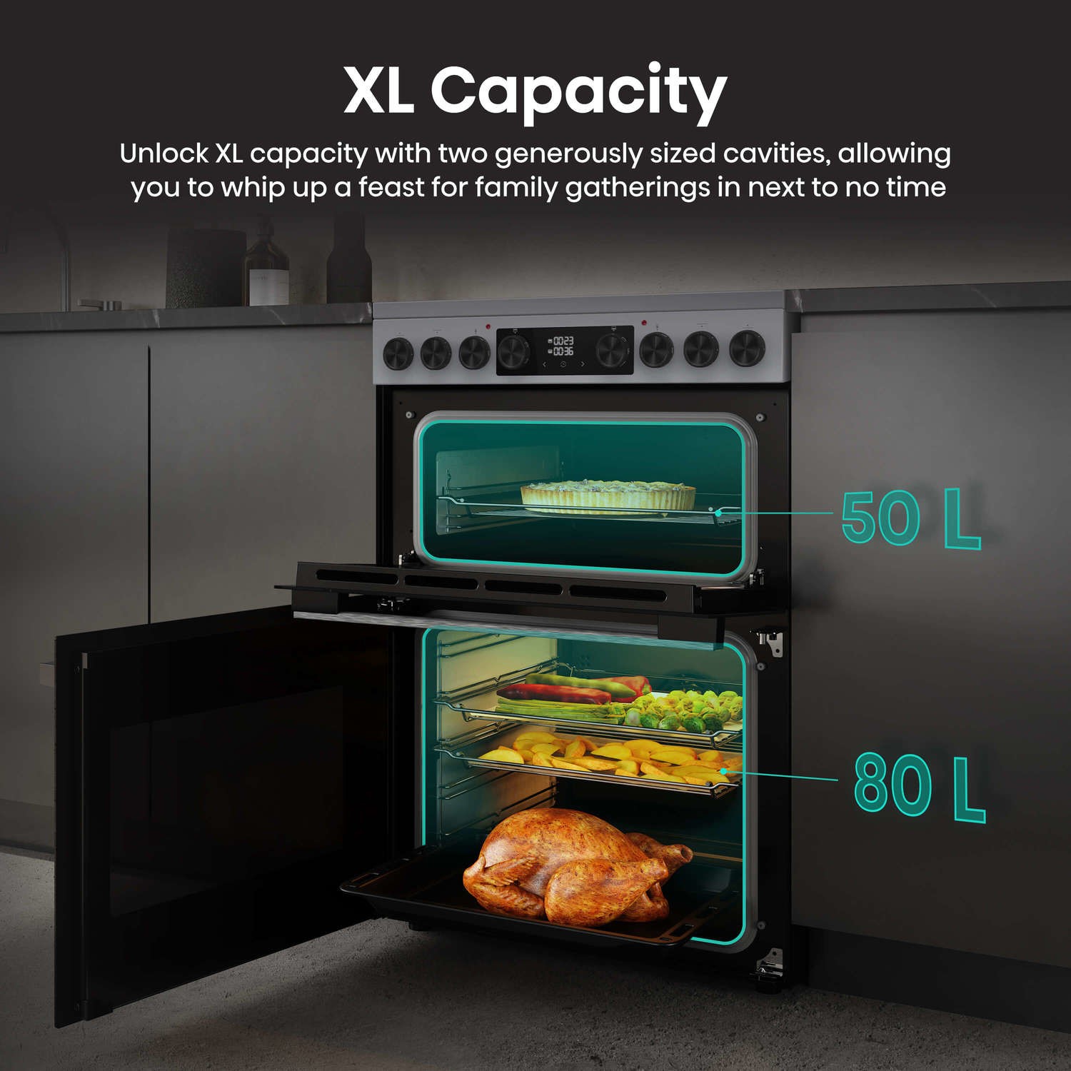 XL Capacity.