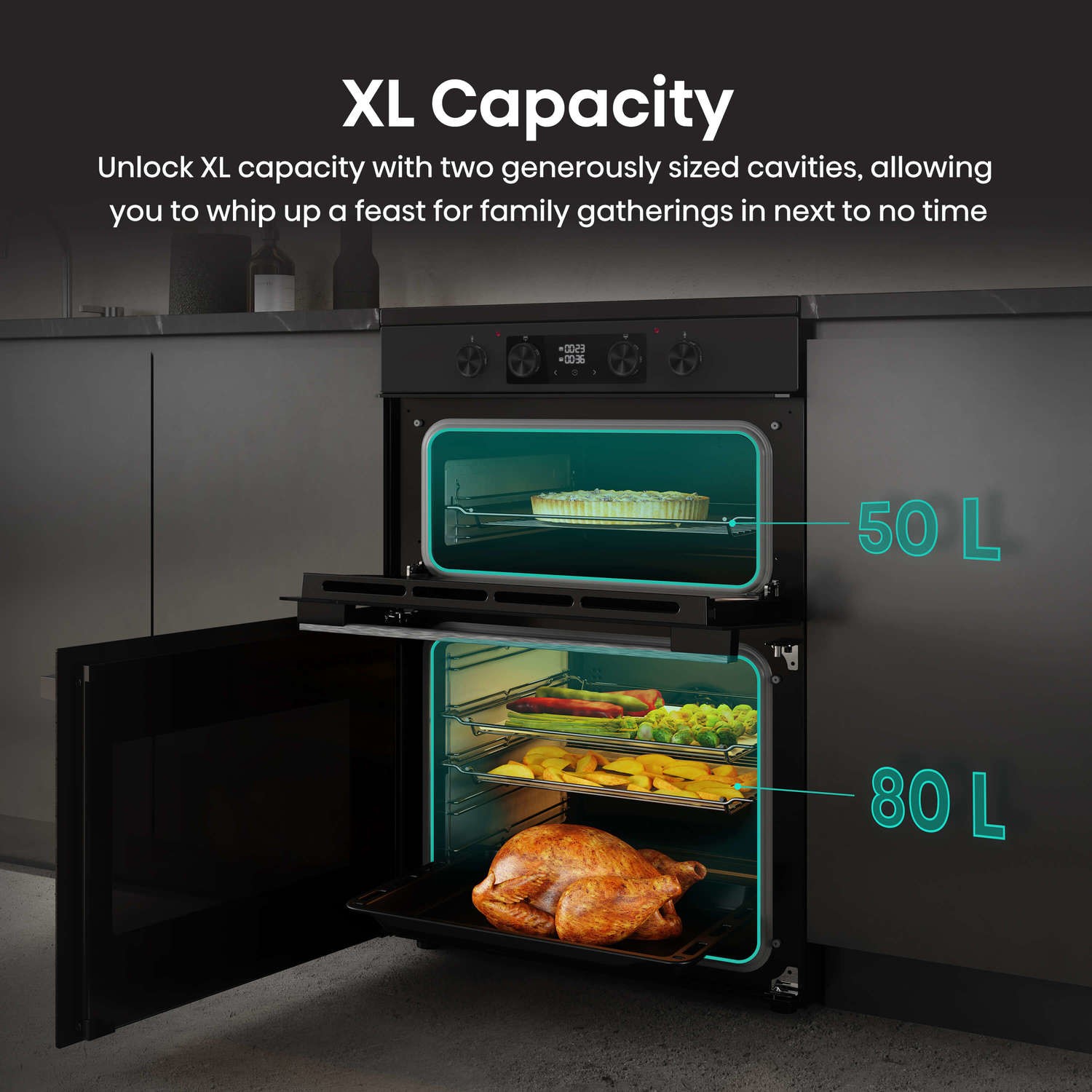 XL Capacity.