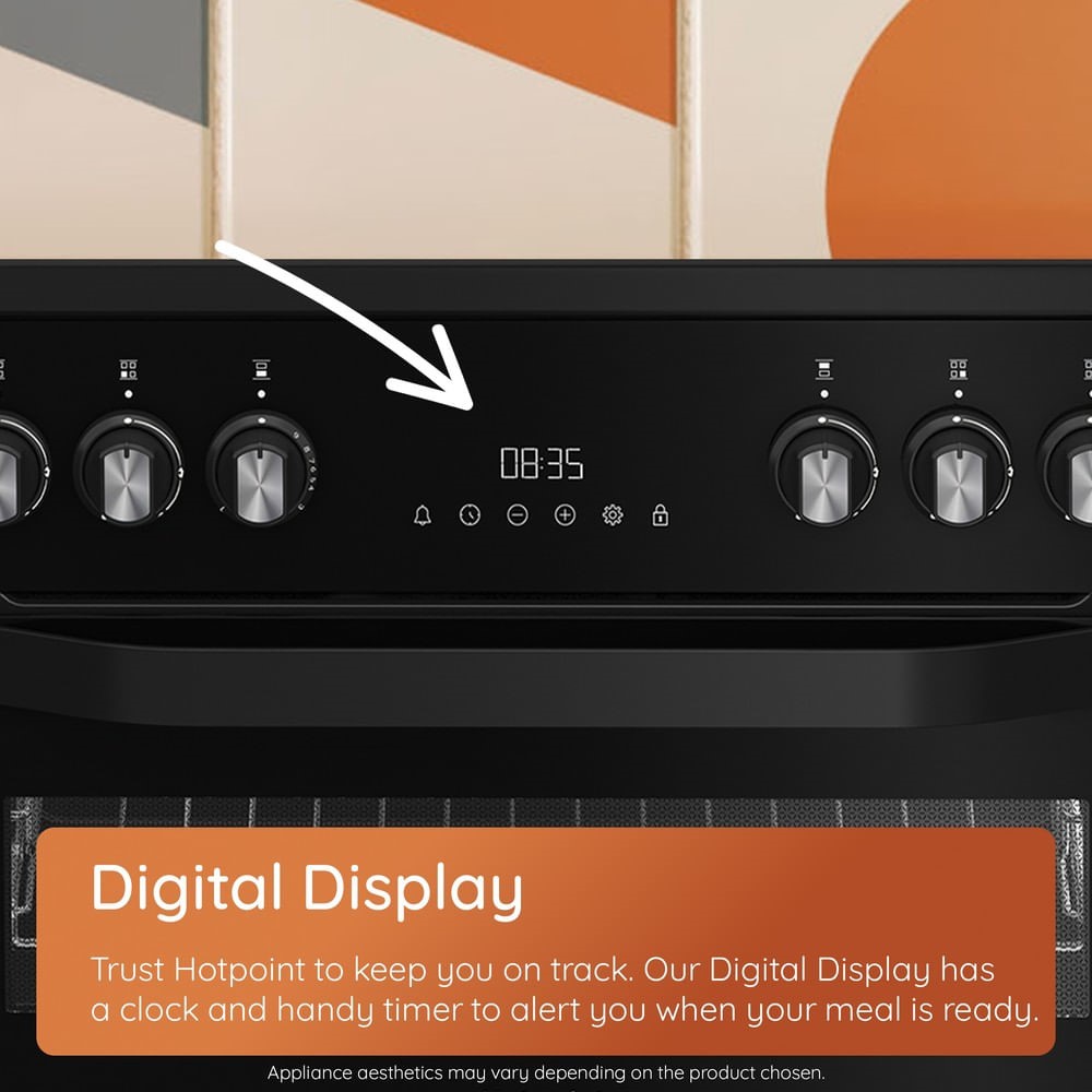 Digital display.