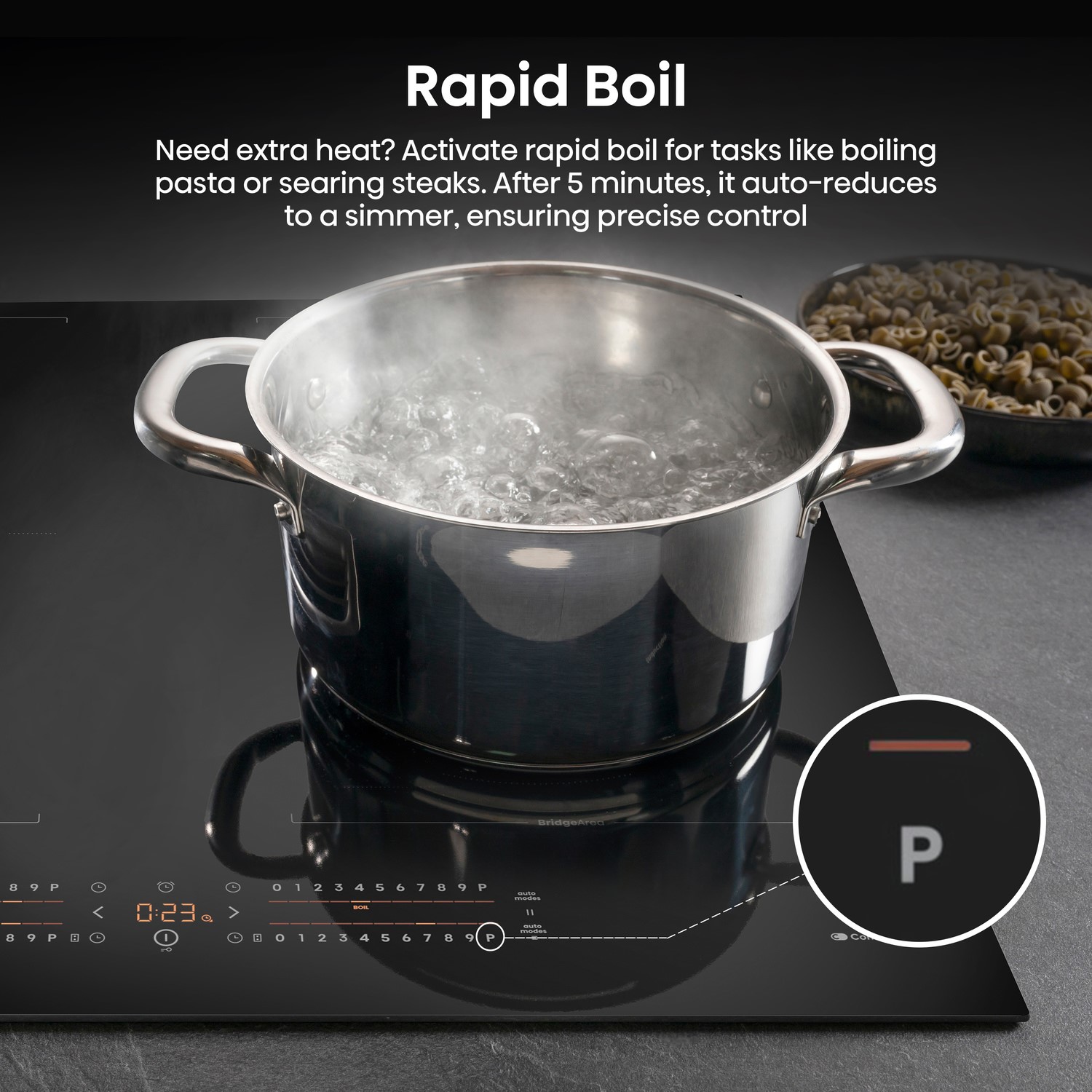Rapid boil.