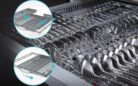 adjustable basket dishwasher.