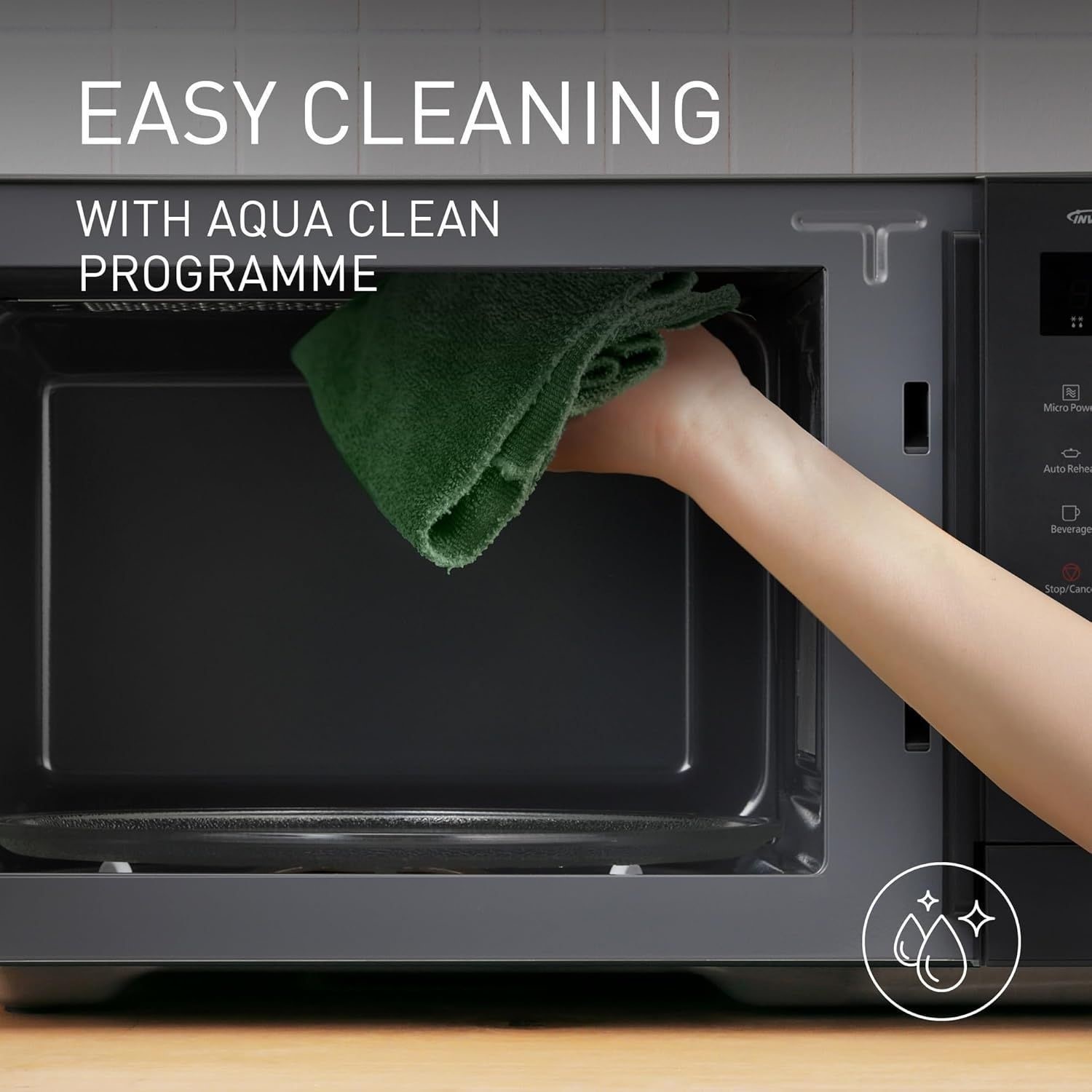 Easy cleaning.