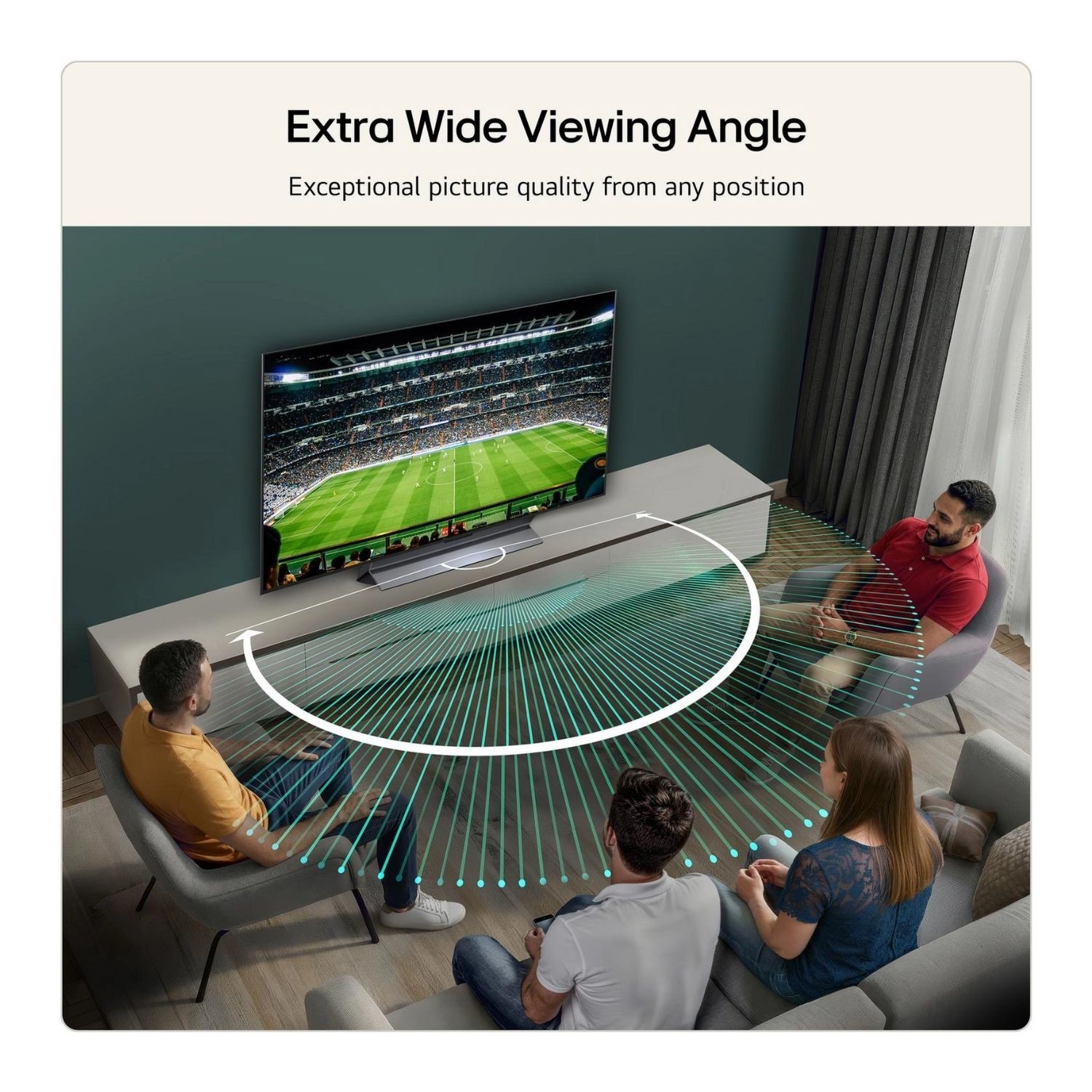 Extra Wide Viewing Angle