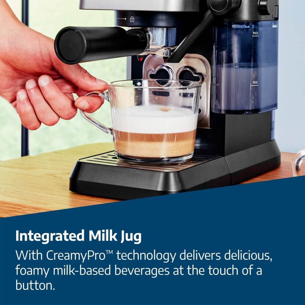 integrated  milk jug.