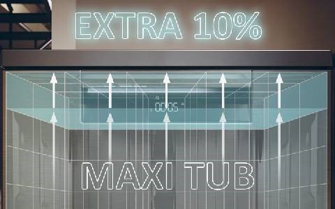maxi tub Dishwasher.