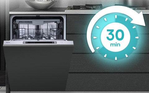 hisense dishwasher Rapid Wash.