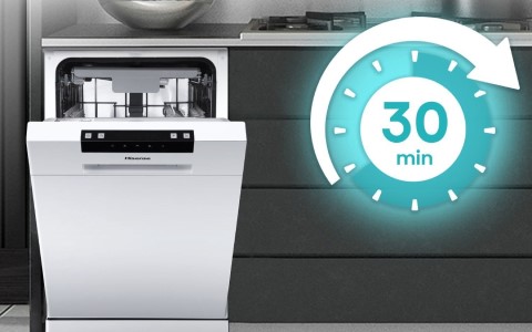 Hisense dishwasher rapid wash.