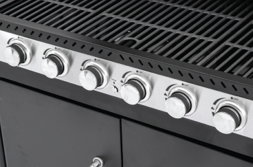 6 powerful burners