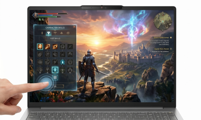 2.8K OLED Touchscreen: Unrivalled Colour and Clarity