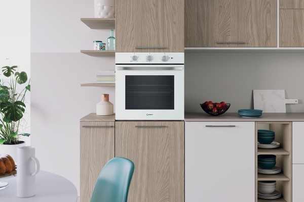 Indesit IO232HW Electric Conventional Single Oven - White