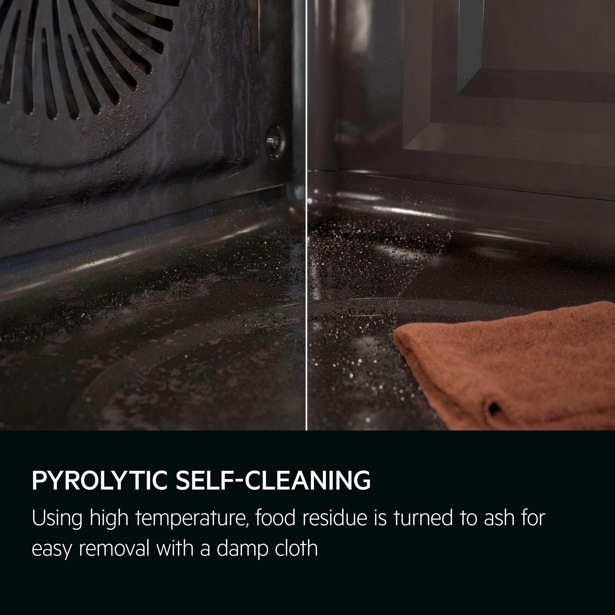 TE7PB731AB pyrolytic self cleaning