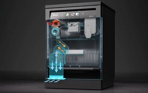 auto dry dishwasher.