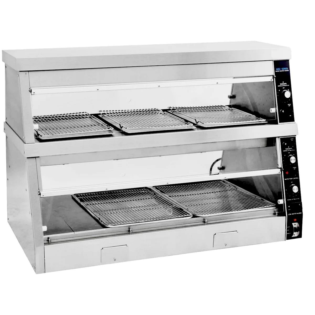 Steelmore HDS4 Chicken Warmer Heated Cabinet - 2 Tier 1220mm Wide 1 Phase
