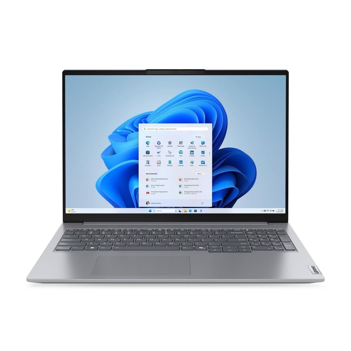 Refurbished Lenovo ThinkBook 16 G7 ARP AMD Ryzen 7 32GB RAM 512GB SSD 16 Inch Windows 11 Pro Laptop