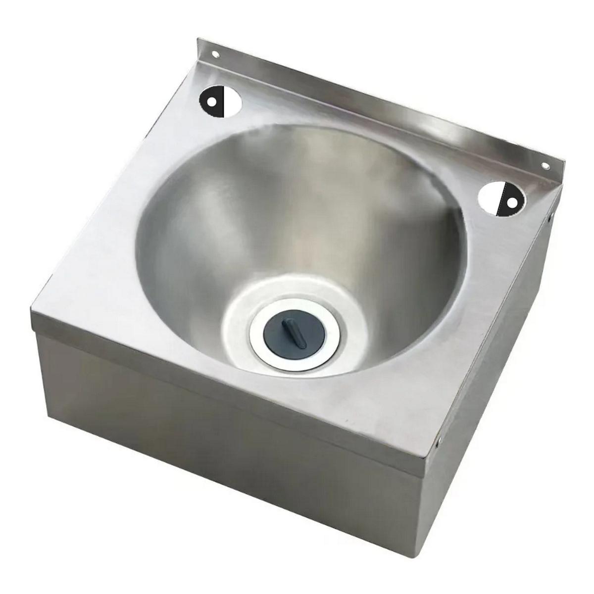 Hamoki Stainless Steel Wall Mounted Handwash Sink - 300mm Wide 300mm Deep