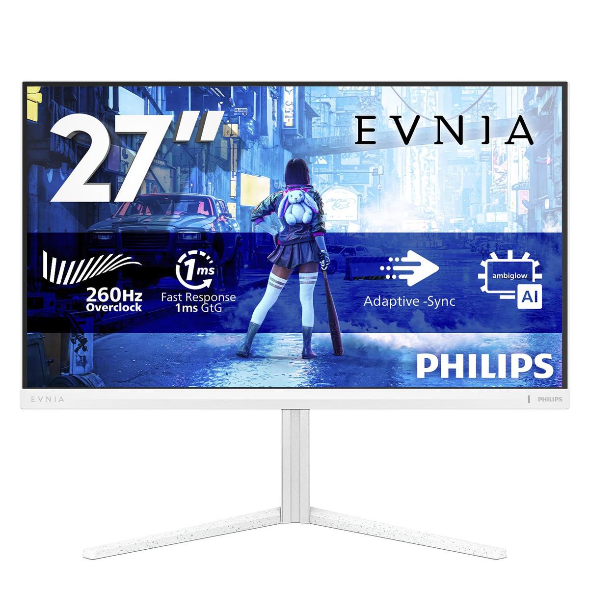 Philips Evnia 5000 27M2N5201P 27" Fast IPS Full HD 260Hz 0.3ms Gaming Monitor