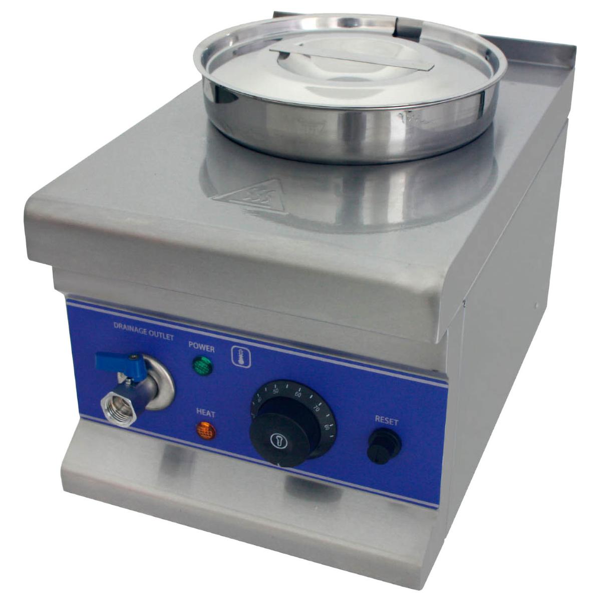 Hamoki Wet Heat Bain Marie with Round Pot - 4 Ltr