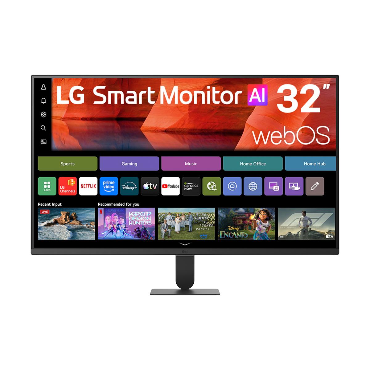 LG 32U501SB-B 32" IPS Full HD Smart AI Monitor 