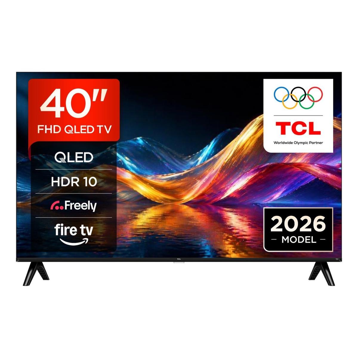 TCL 40V5D-UK 40 Inch QLED Full HD Smart Fire TV  HDR10 Dolby Audio Alexa Built-In