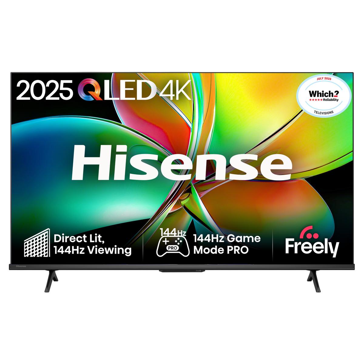Refurbished Ex Display - Hisense E78QTUK PRO 43 inch Smart 4K Ultra HD QLED TV