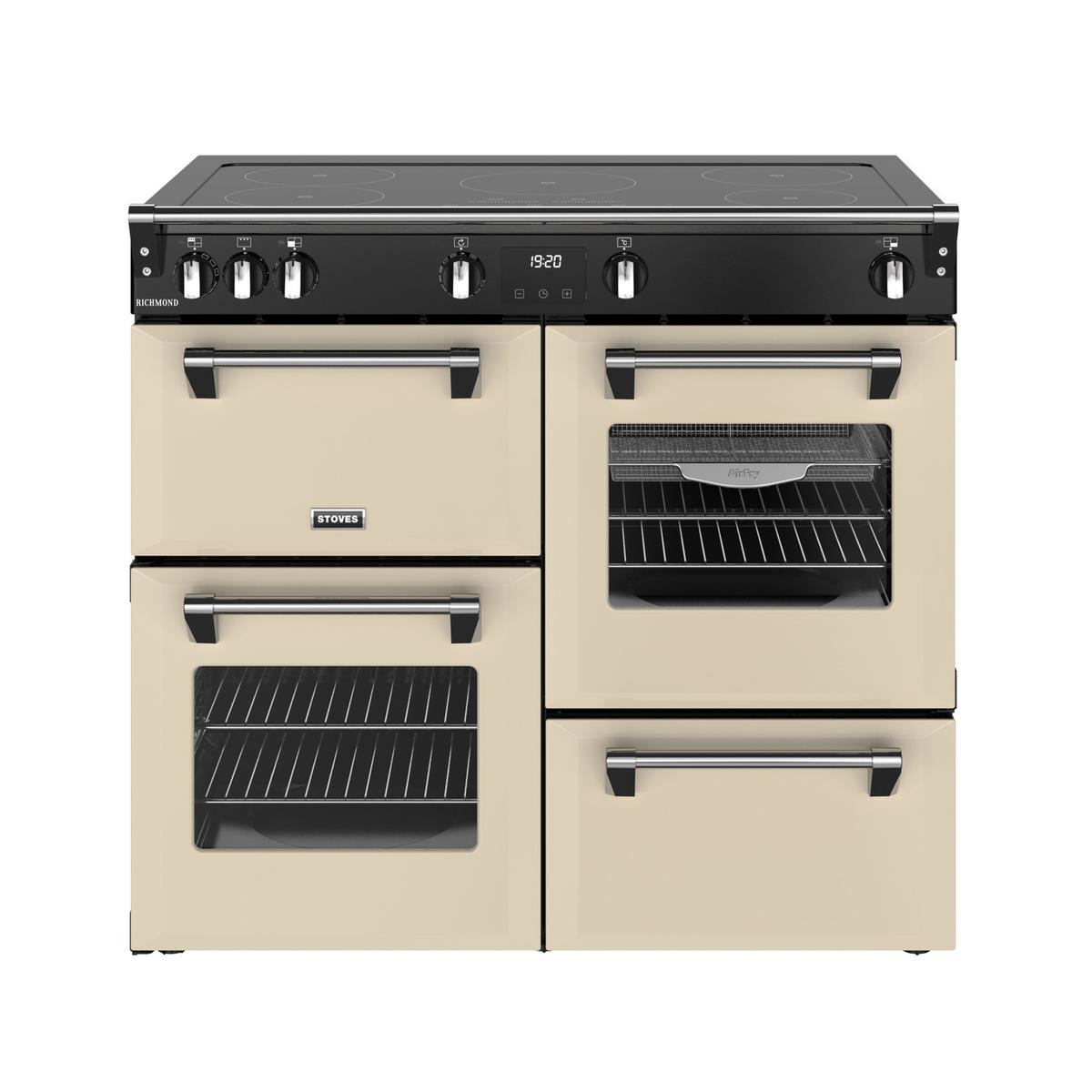 Refurbished Stoves Richmond 444411860 100cm Electric Induction Range Cooker Cream