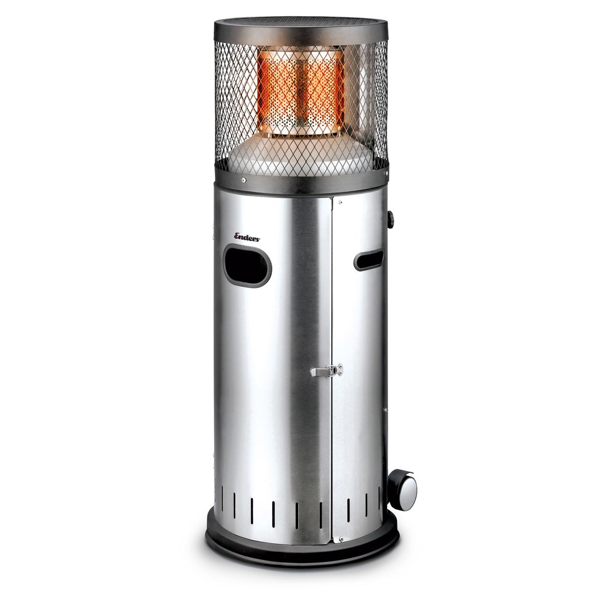 Enders Bullet Polo Patio Gas Heater in Stainless Steel