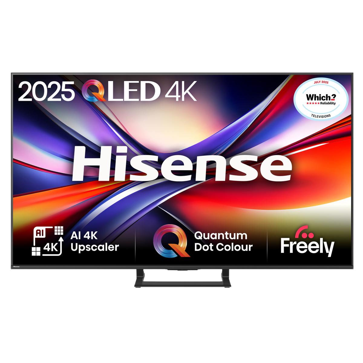 Hisense A7QTUK 65 inch Smart 4K Ultra HD QLED TV