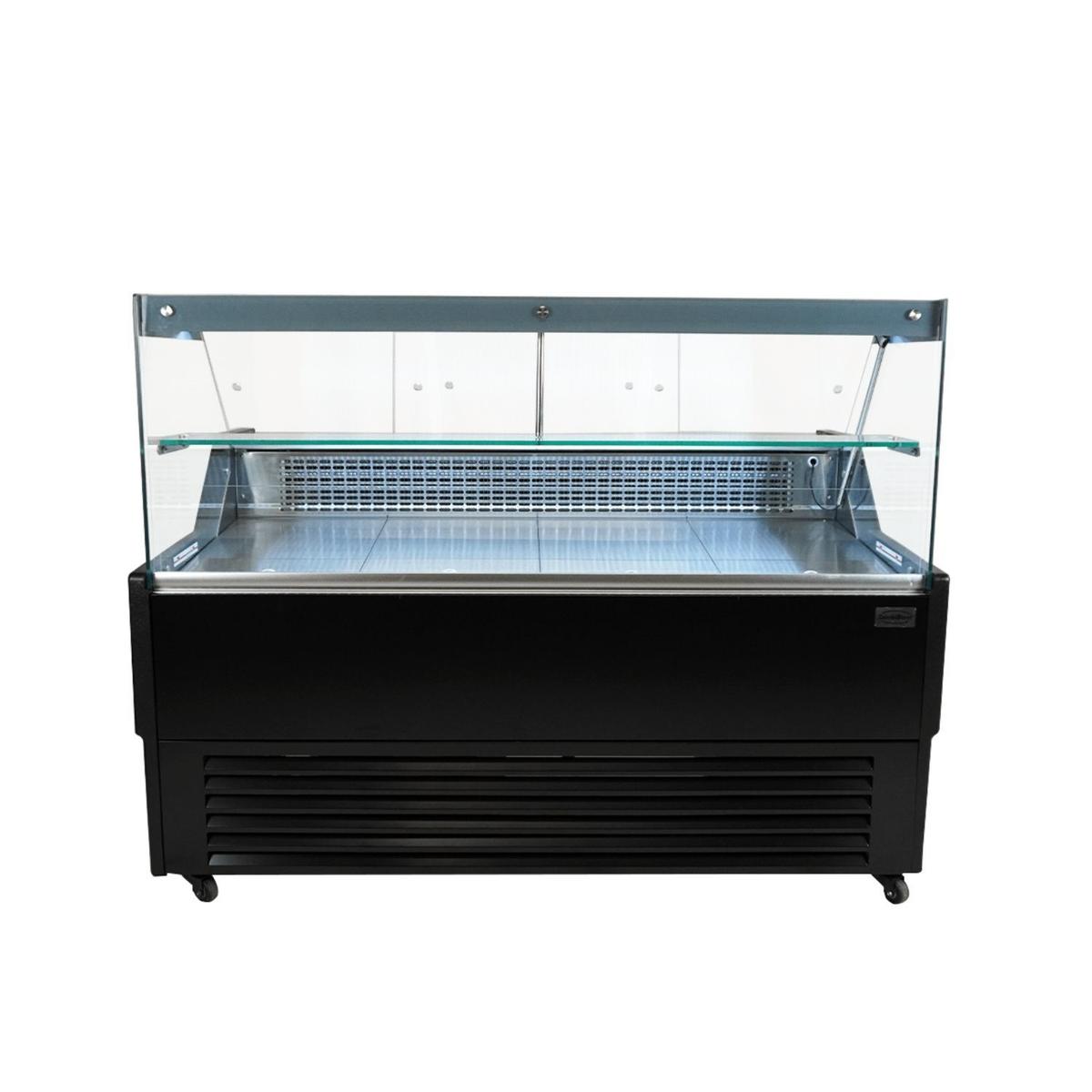 Combisteel Wesley Serve Over Counter Fridge - 1340mm Wide, Black