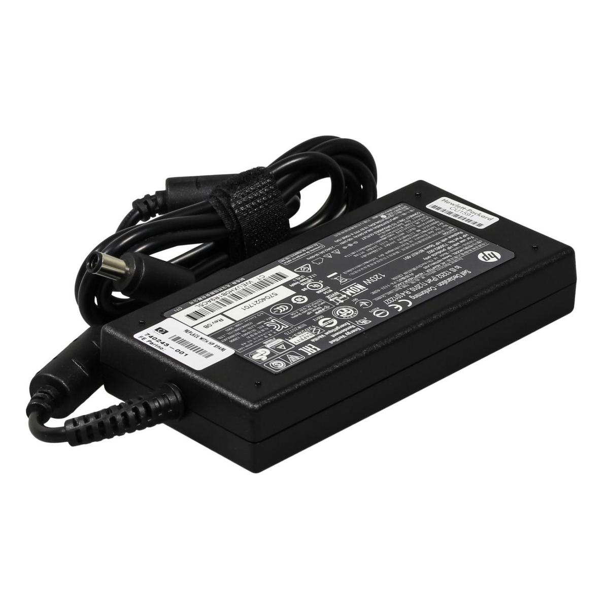 HP AC Power Adapter 19.5V 120W includes Power Cable