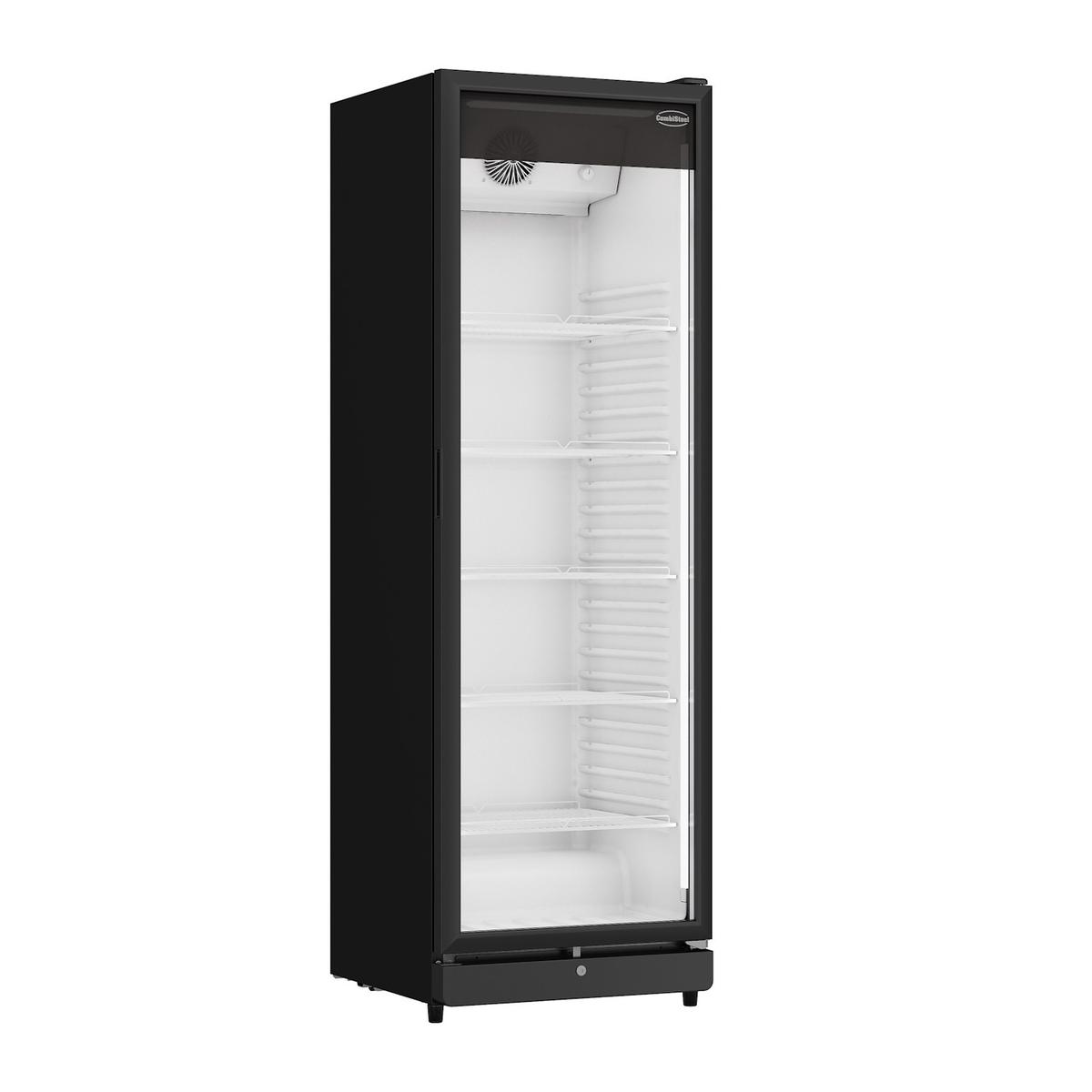 Combisteel PIB360R Premium Upright Display Fridge - 354 Ltr, Black