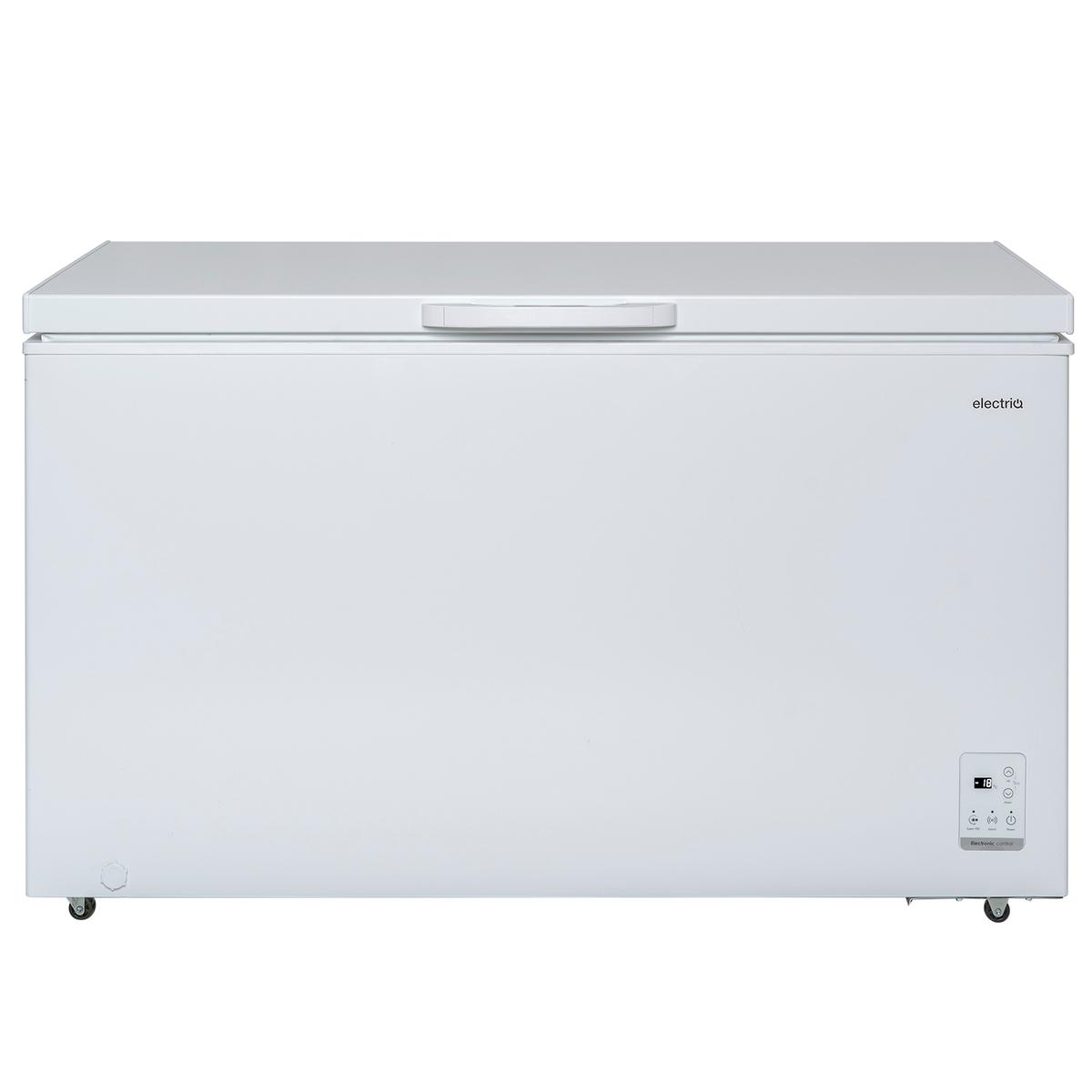 electriQ 400 Litre Chest Freezer - White
