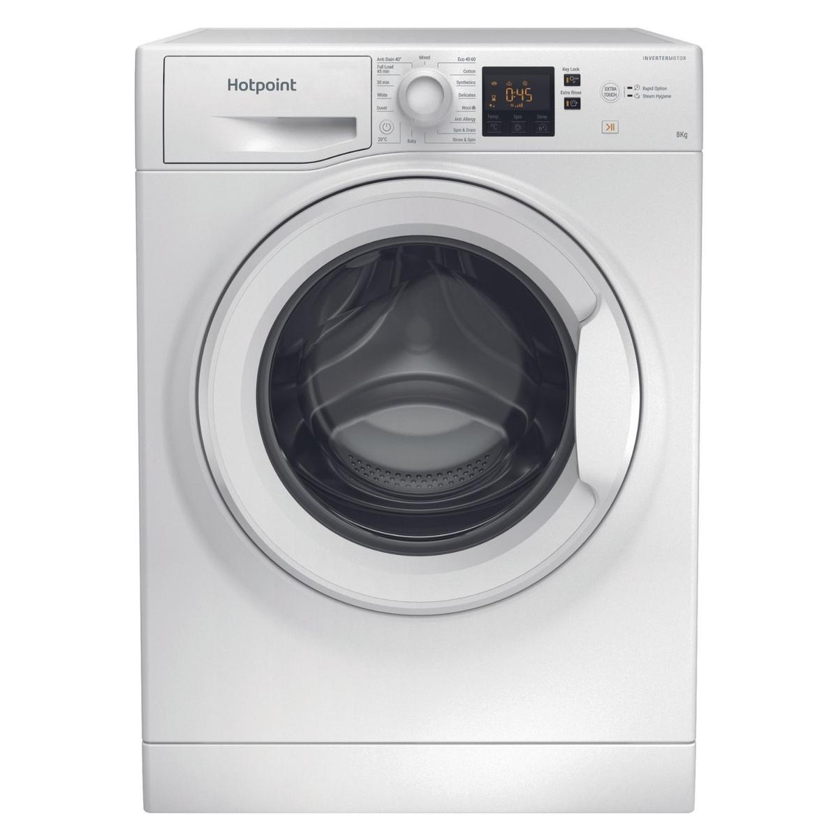 Refurbished Hotpoint AntiStain 9kg 1400rpm Washing Machine - White