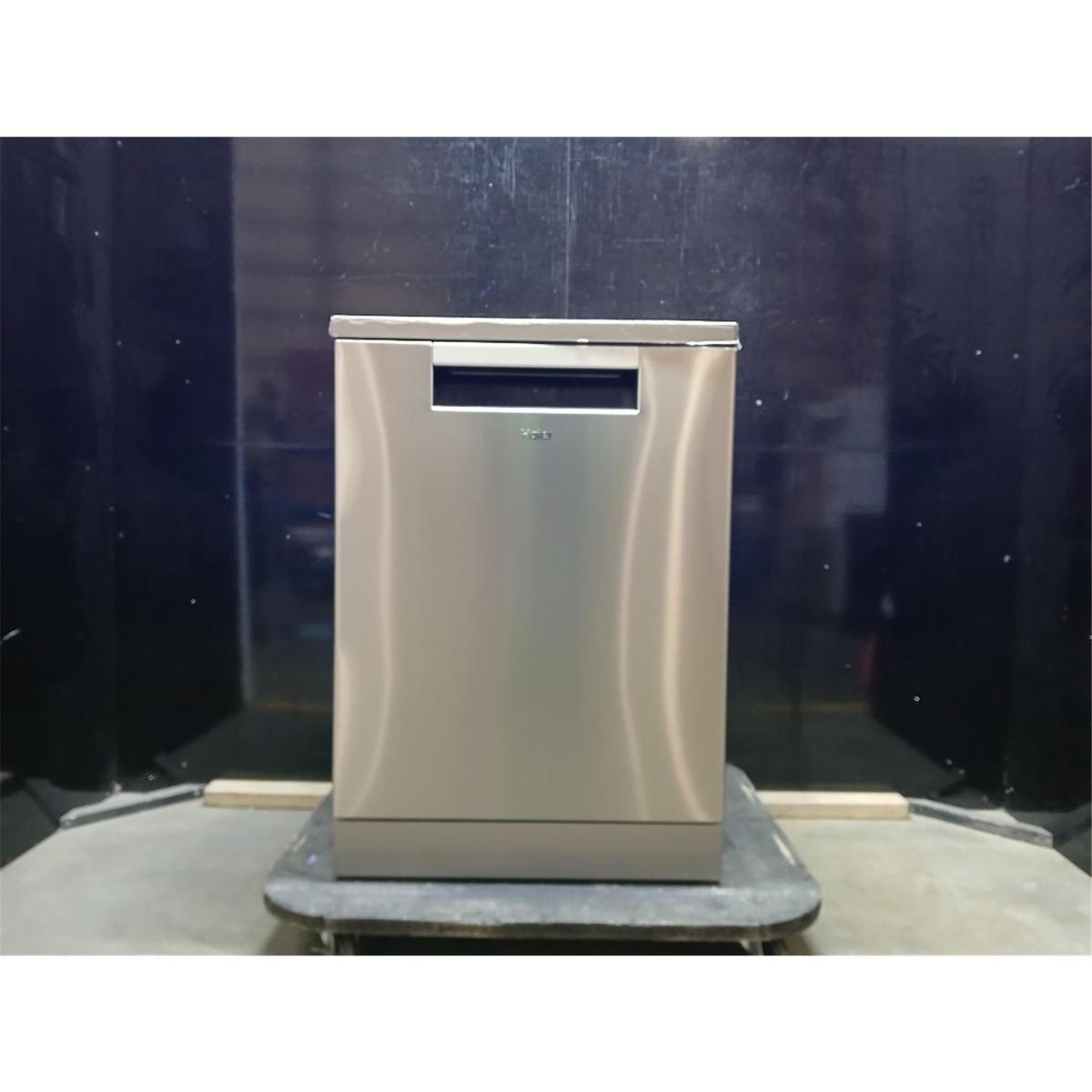 GRADE A2 - Haier I-Pro Shine Series 3 Freestanding Dishwasher - C Rated Stainless Steel