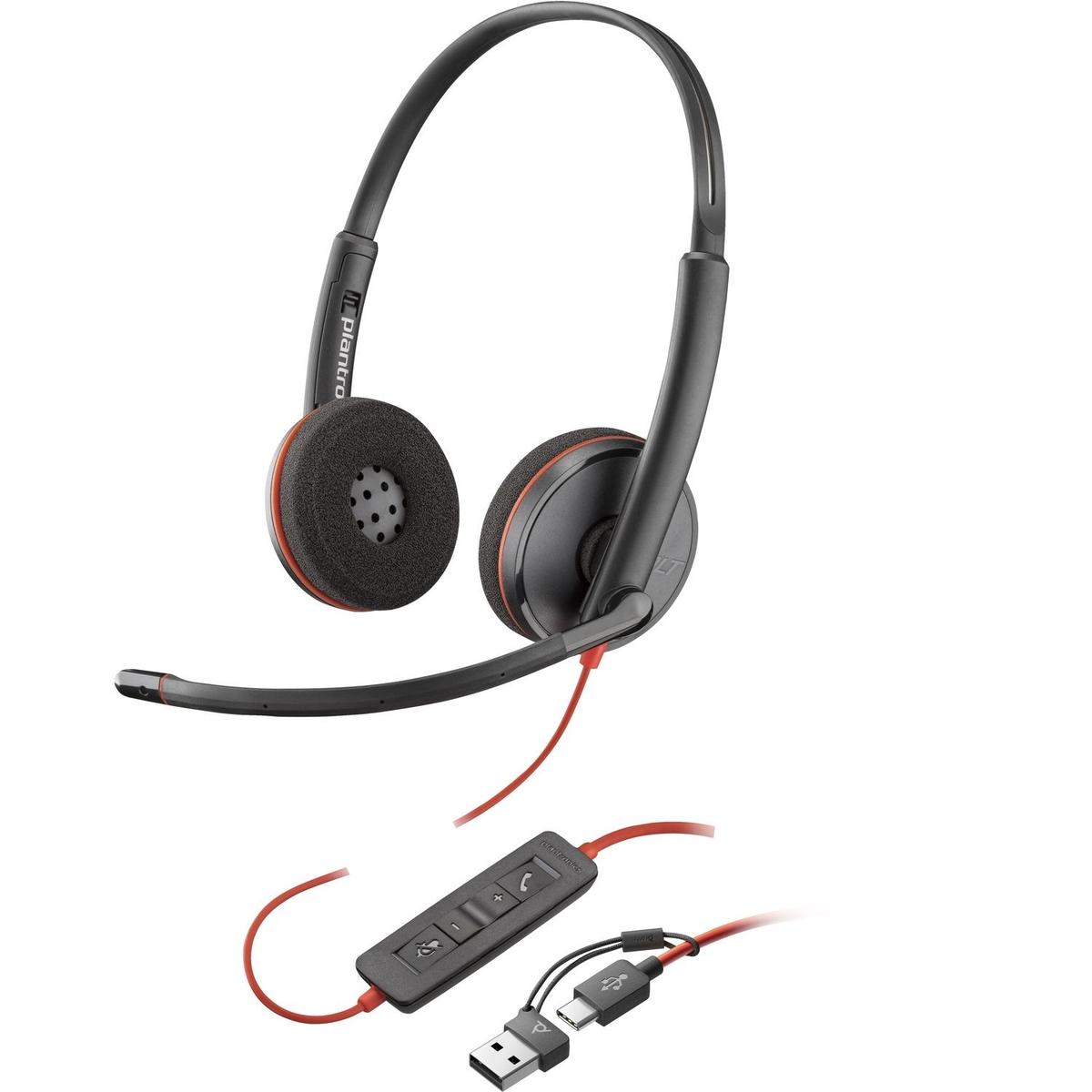 Poly Blackwire 3220 Wired Headset