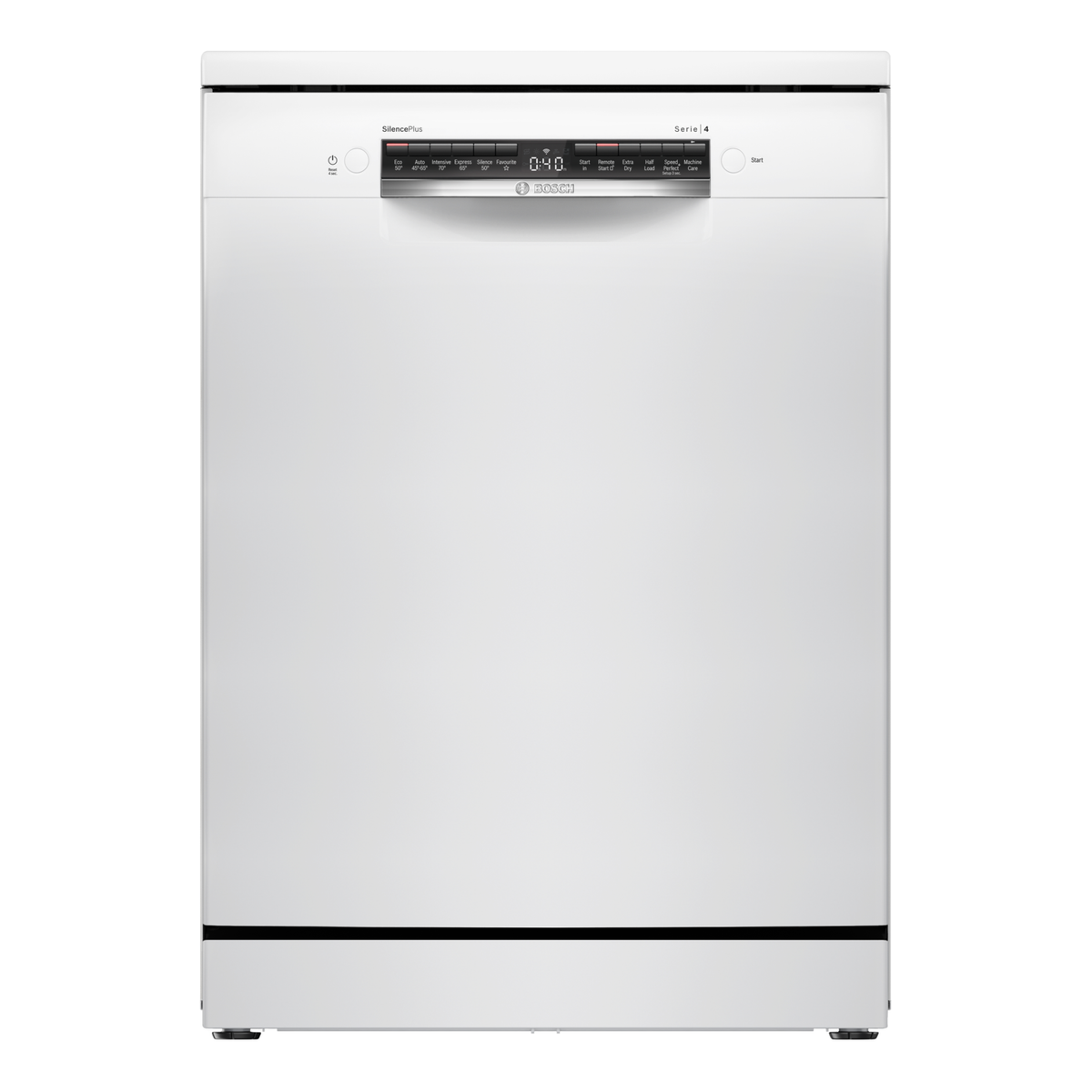 Bosch Series 4 Freestanding Dishwasher - Smart Wi-Fi, B-Rated, White