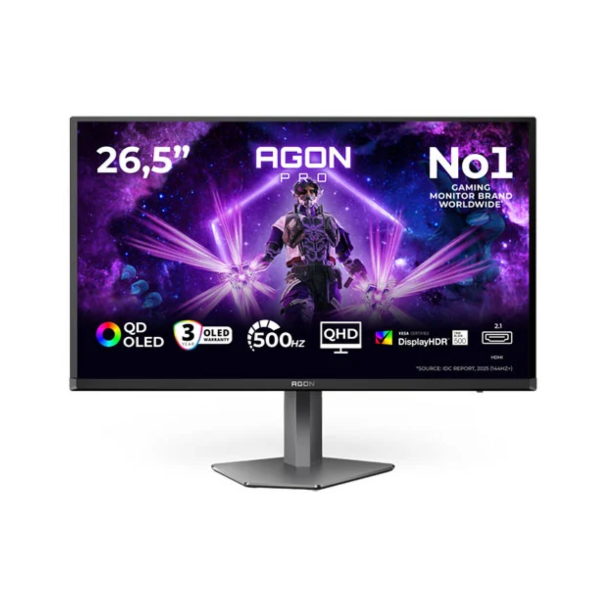AOC AGON PRO 27" QD-OLED QHD 500Hz 0.03ms Gaming Monitor